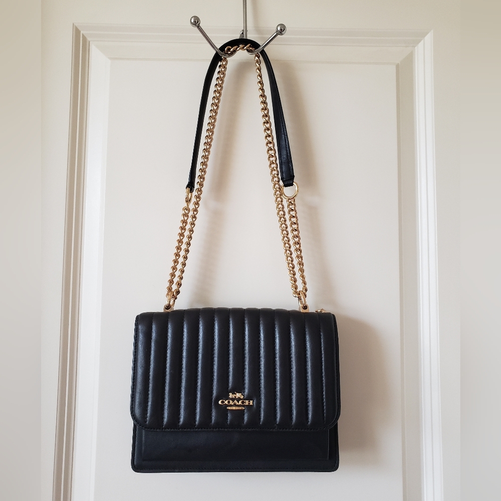 Coach Black Medium Crossbody Leather Bag